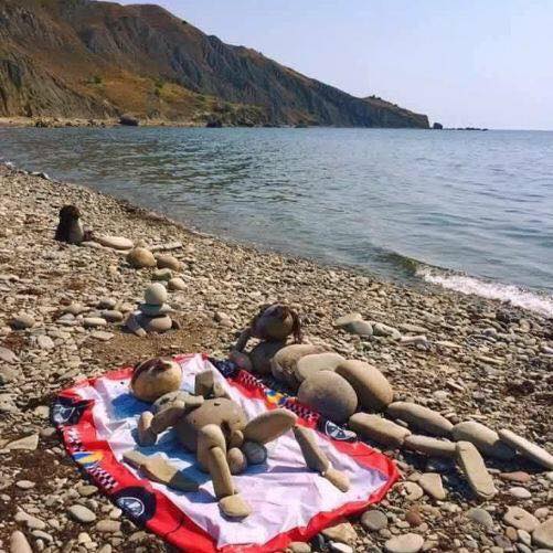Sardinie – Costa Paradiso – nudistická pláž